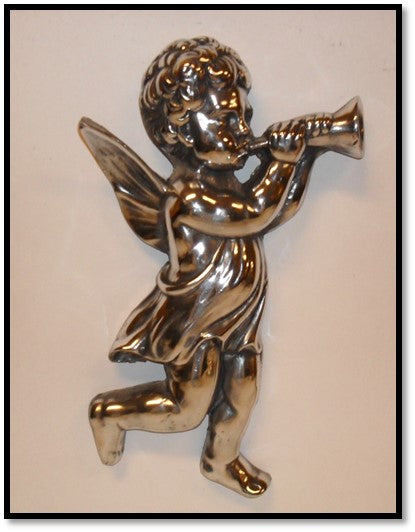 Angel Trompeta Peltre - Decopeltre