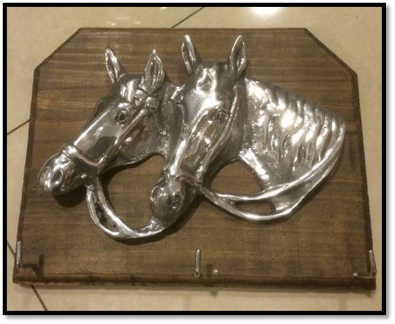 Porta llaves 2 caballos. - Decopeltre
