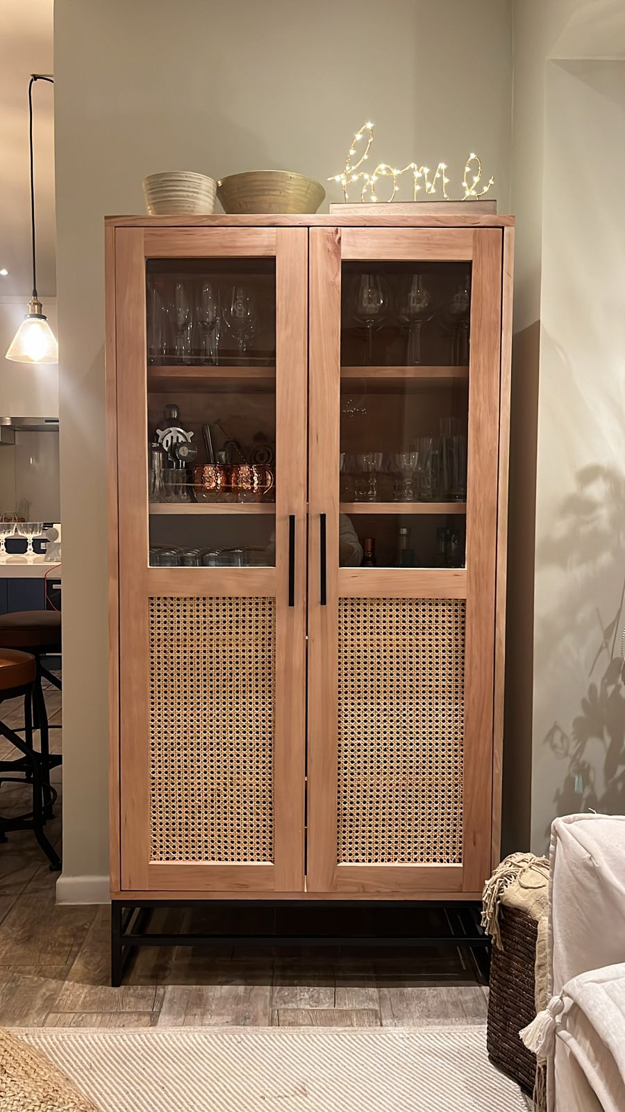 Vitrina Bar lenga junquillo Araucanía