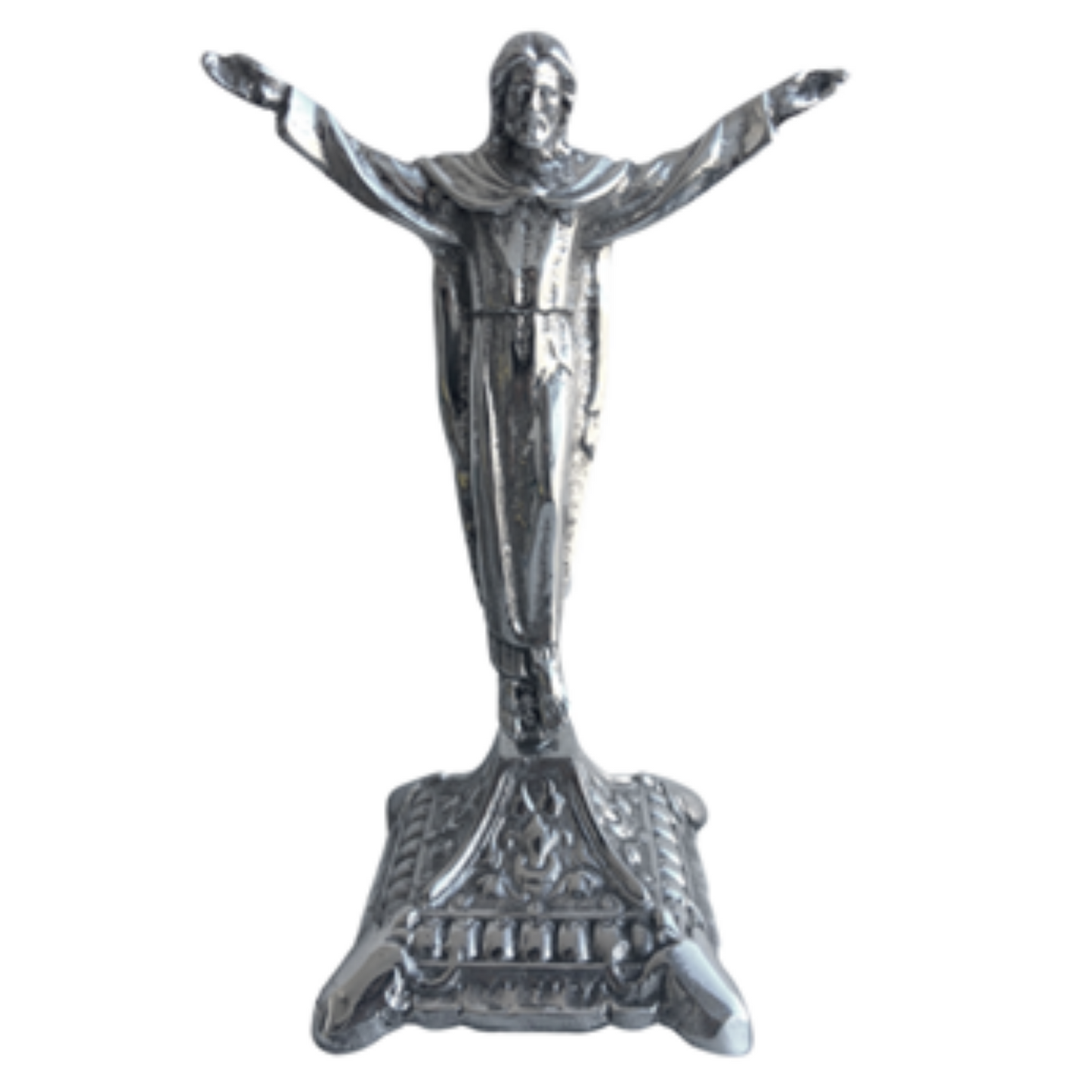 Cristo Redentor C/Base peltre - Decopeltre