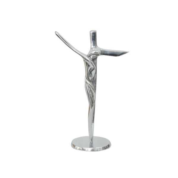 Cristo Moderno C/Base peltre - Decopeltre