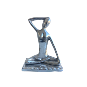 Escultura yoga peltre - Decopeltre