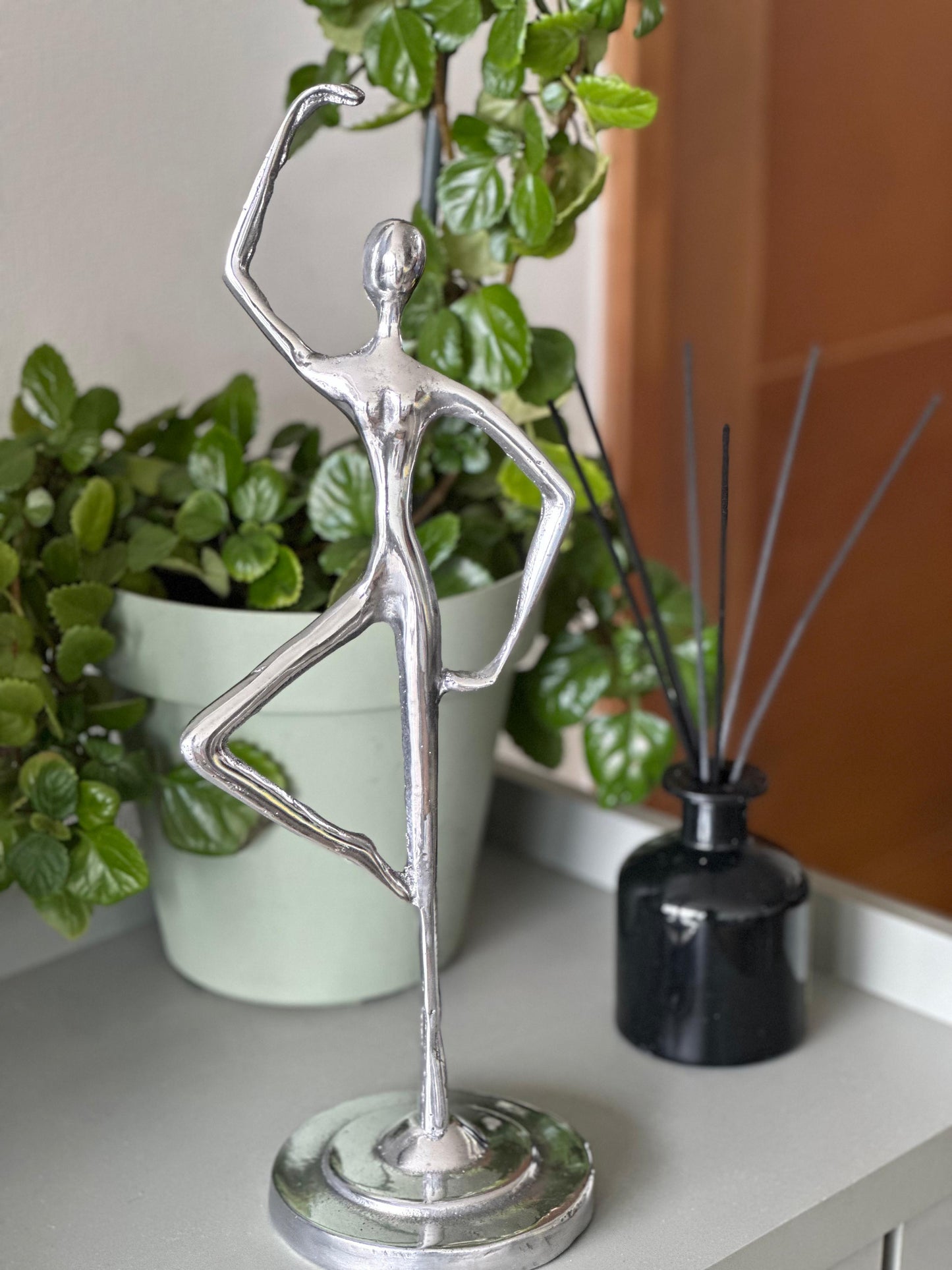 Tres Bailarinas Peltre 40 cms