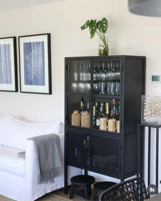 Vitrina Bar Metalica - Calafquen