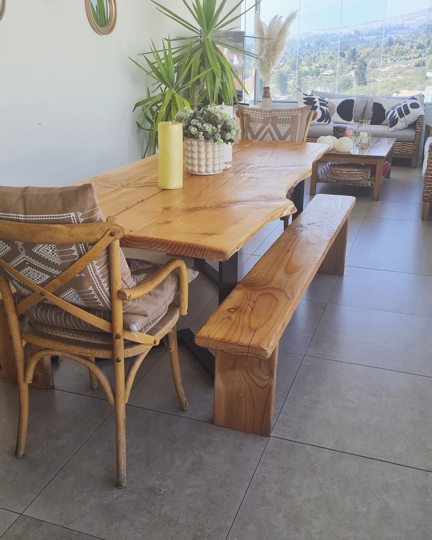 Mesa de Comedor Caburga Rustica