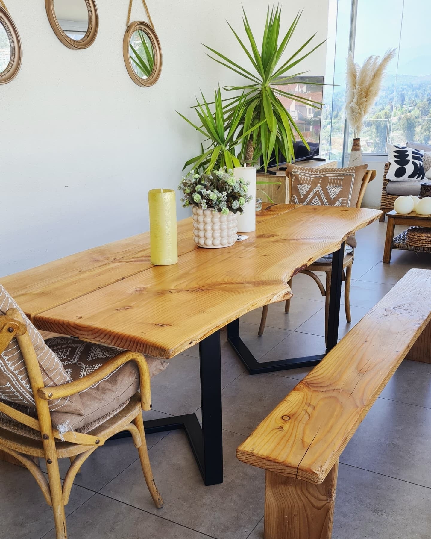 Mesa de Comedor Caburga Rustica